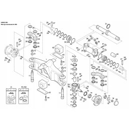 Linde steering knuckle spacer ring 0009100505