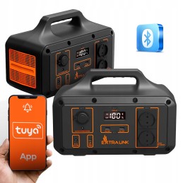 Portable power station 680wh solar panel