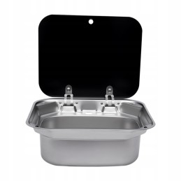Faucet and sink set for RV camper trailer