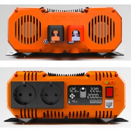 Voltage converter 12v 230v 3000w pure sine current inverter