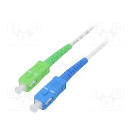 1 pcs x Goobay - 59618 - Fiber patch cord, OS2, SC/APC,SC/UPC, 1m, Optical fiber: 9/125um