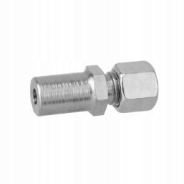 Pipe connector for red steel pipes 10 x 8 mm