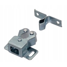 2-part double roller catch for drawers