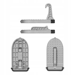 Step with lock, door hinge, ladder, aluminum step