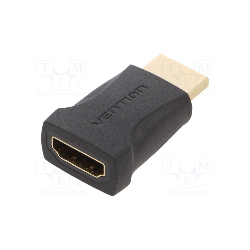 1 pcs x VENTION - AIMB0 - Adapter, HDMI socket,HDMI plug, black