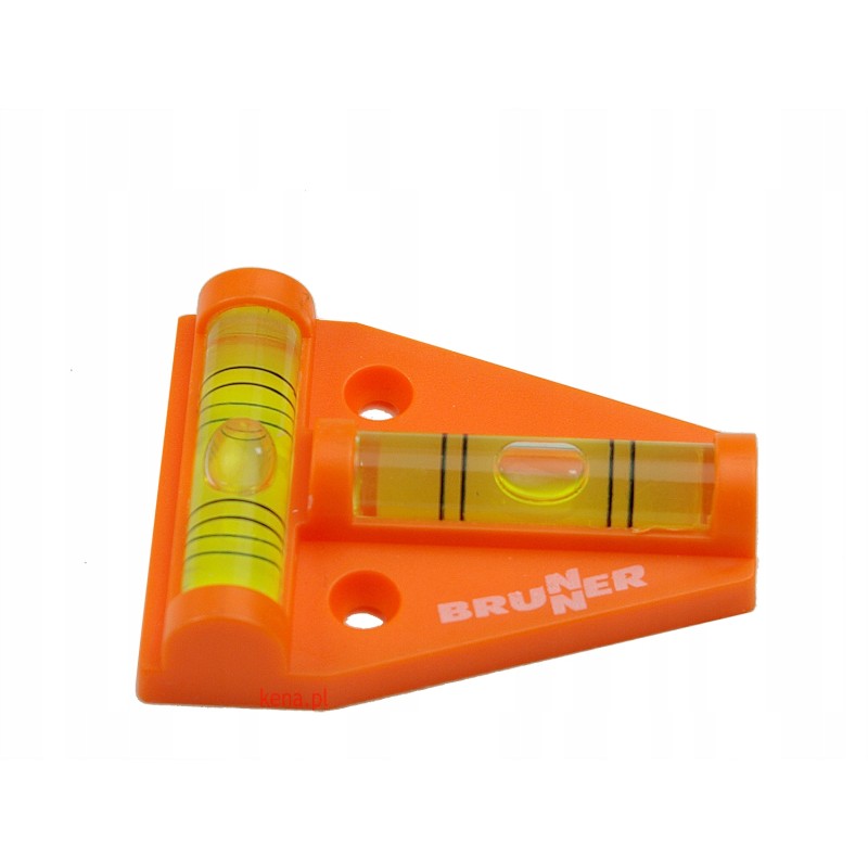 Brunner double spirit level for trailer