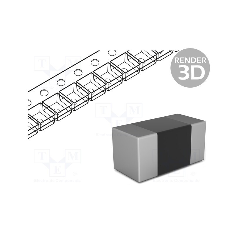 10 pcs x MURATA - BLM18EG331TN1D - Ferrite: bead, 330Ω, SMD, 500mA, 0603, -55÷125°C