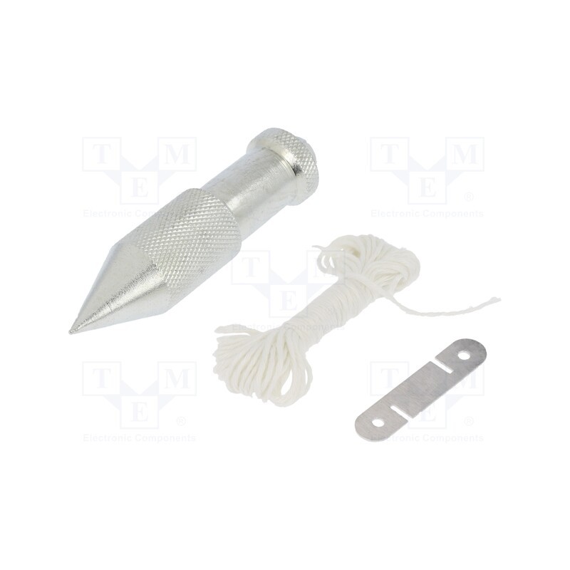 1 pcs x MEDID - 1200 - Plumb with a rope, L: 7.5m