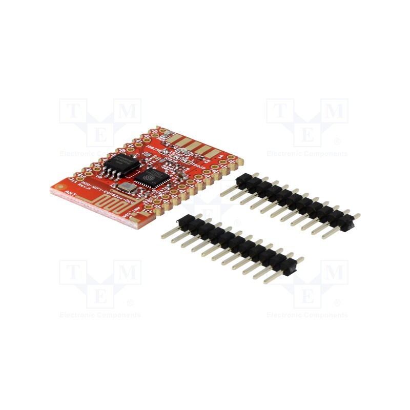1 pcs x OLIMEX - MOD-WIFI-ESP8266-DEV - Dev.kit: WiFi, pin strips, SDIO,SPI,UART, 2MBFLASH, Comp: ESP8266