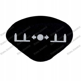 Side shift stick sticker 0009381021