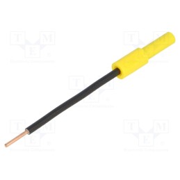 1 pcs x ELECTRO-PJP - ADA86/F/1.8-GE - Probe tip, 10A, yellow, Tip diameter: 1.7mm, Socket size: 4mm