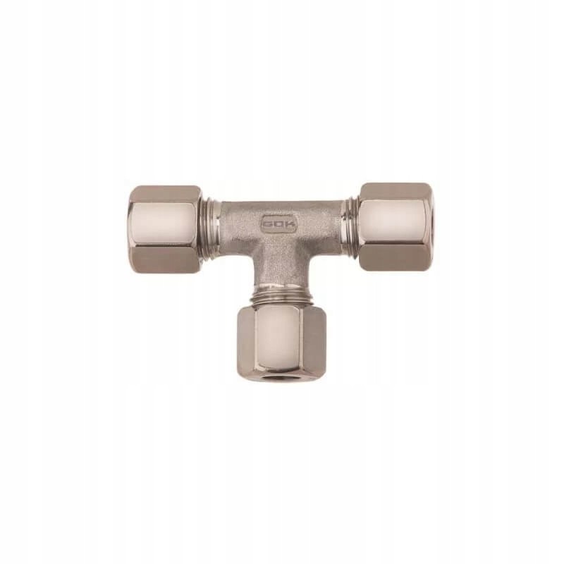 Gas tee with gok connector 8 8 8 mm for a camper