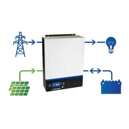 Hybrid off grid solar kit esb 3kw 24 mppt