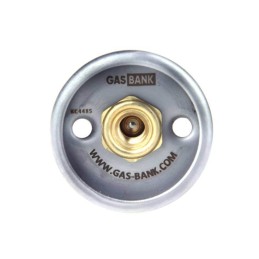 LPG dish din refueling adapter with non-return valve