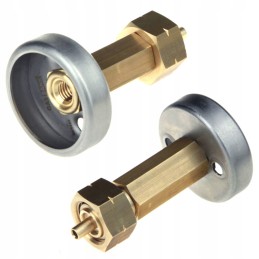 LPG dish din refueling adapter with non-return valve