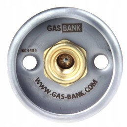 LPG dish din refueling adapter with non-return valve