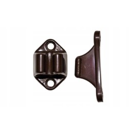 Camper trailer door lock, brown