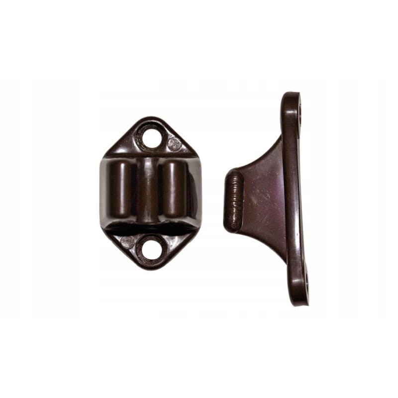 Camper trailer door lock, brown
