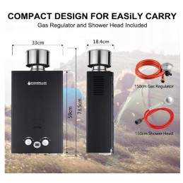 Camplux bw264bc 10l gas water heater