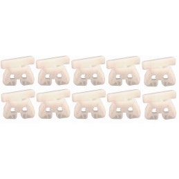 Curtain lock, curtains, teeth, stopper, 10 pcs