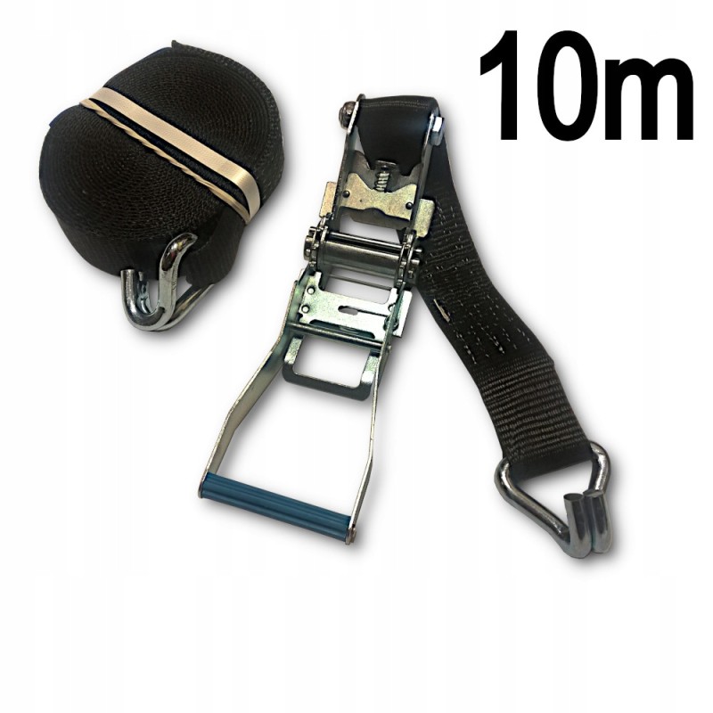 Transport strap, black, 5t 10m 50mm, certified