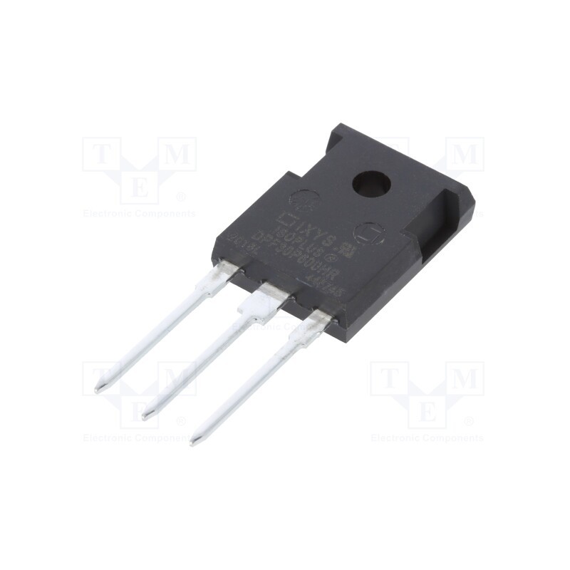 1 pcs x IXYS - DPF30P600HR - Diode: rectifying, THT, 600V, 30A, , Ifsm: 200A, ISO247™, 165W