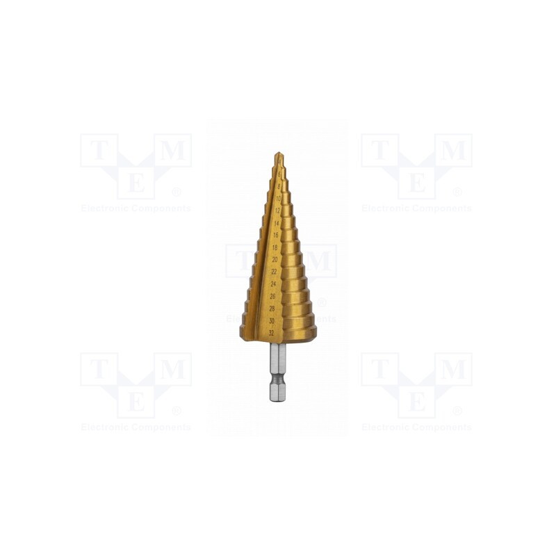 1 pcs x Hu00d6GERT TECHNIK - HT6D322 - Drill bit, Ø: 4÷20mm, thin tinware