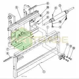 Cascade slide for 70c 70k positioner travel