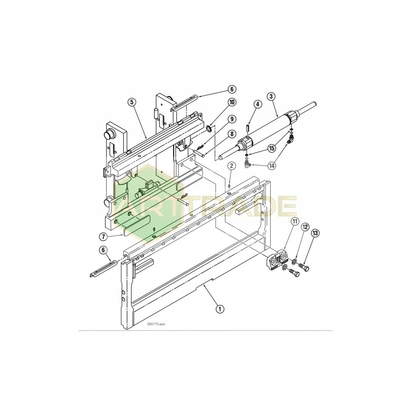 Cascade slide for 70c 70k positioner travel