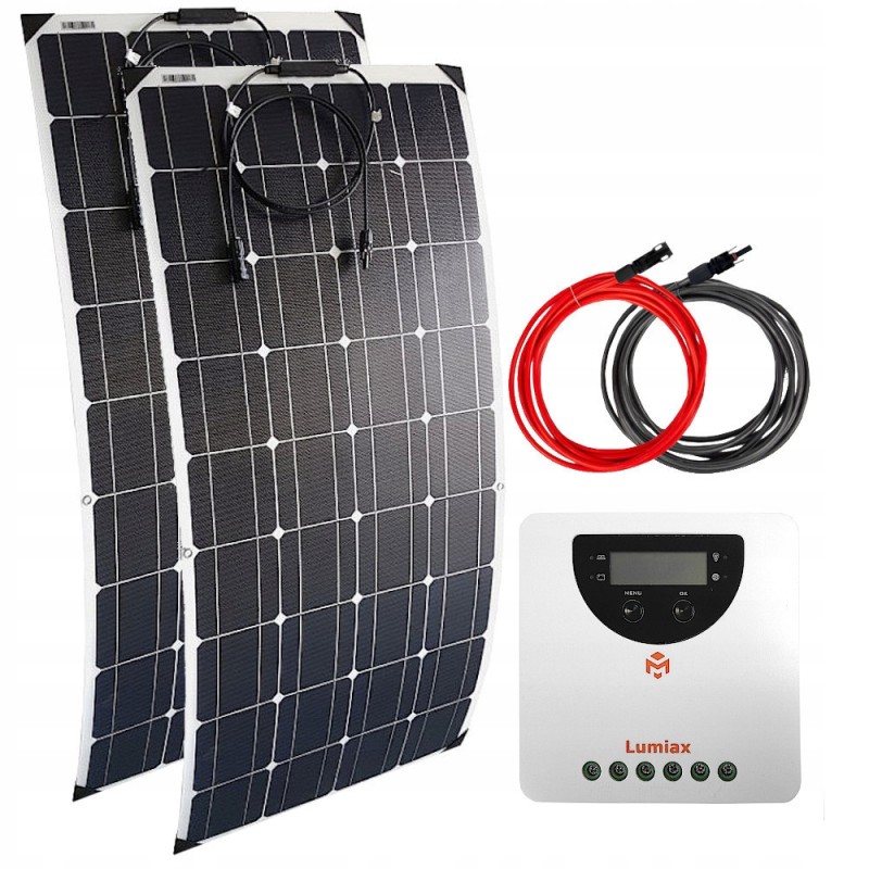 Solar panel solar kit 2x 100w controller