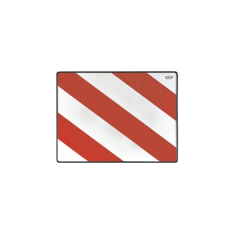 Oversized reflective warning board 50x50, dimensions over 8m