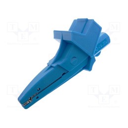 1 pcs x ELECTRO-PJP - 5004-LM-IEC-BL - Crocodile clip, 20A, 1kVDC, blue, Grip capac: max.25mm