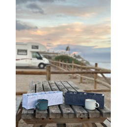 Cup organizer for a camper, trailer, yacht, bright cup grabber