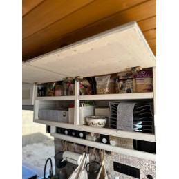 Cup organizer for a camper, trailer, yacht, bright cup grabber