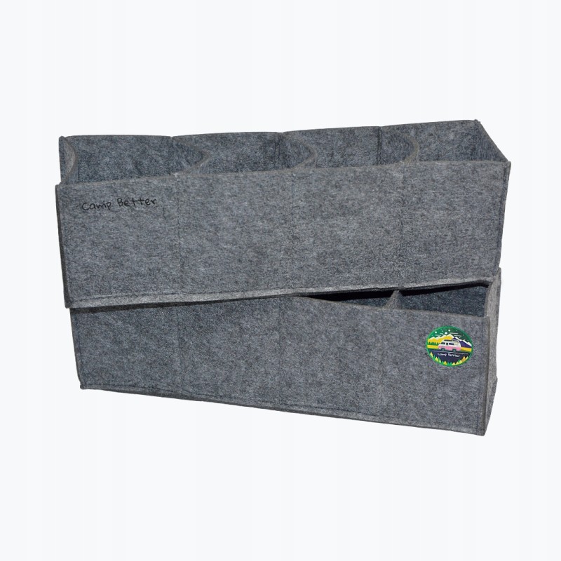 Cup organizer for a camper, trailer, yacht, cup grabber, dark