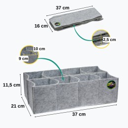 Cup organizer for a camper, trailer, yacht, cup grabber, dark