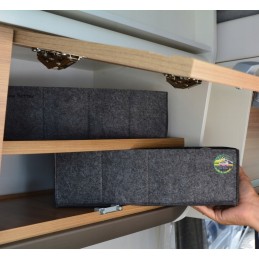 Cup organizer for a camper, trailer, yacht, cup grabber, dark