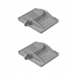 Caravan support leg foot 2 pieces