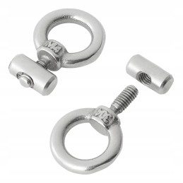 Awning stop lock 6 9mm with RVS eye