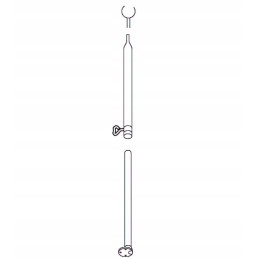 Frame tube for the vestibule 25mm 125 205cm