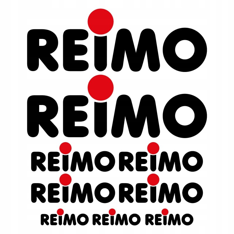 Reimo set of camper camping stickers