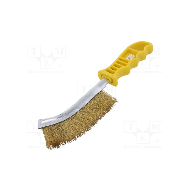 1 pcs x WOLFCRAFT - 2716000 - Brush, wire, brass, plastic, 265mm, Number of rows: 1