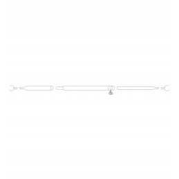 Frame tube for the vestibule 22mm 160 260cm