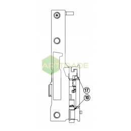 Cascade slide for integrated 50r iss travel