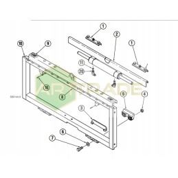 Cascade upper slide for side shift 55f 55h