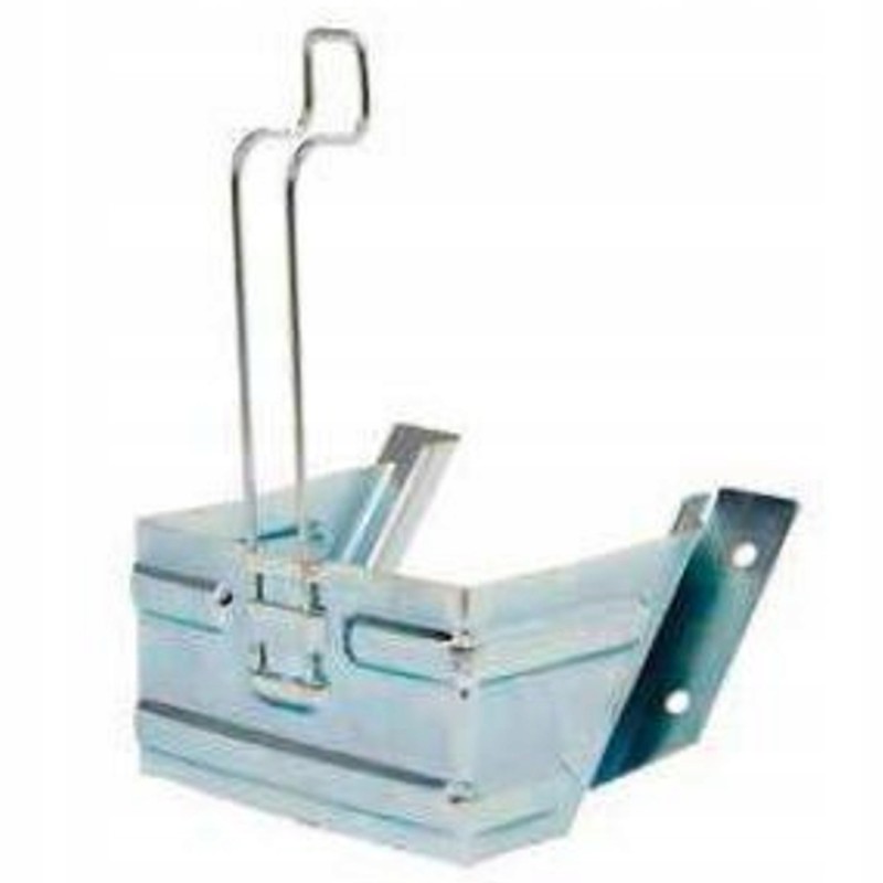 E36 wheel chock mounting bracket, galvanized