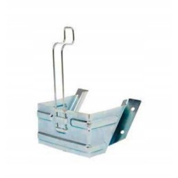 E36 wheel chock mounting bracket, galvanized