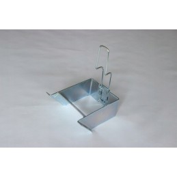 E36 wheel chock mounting bracket, galvanized