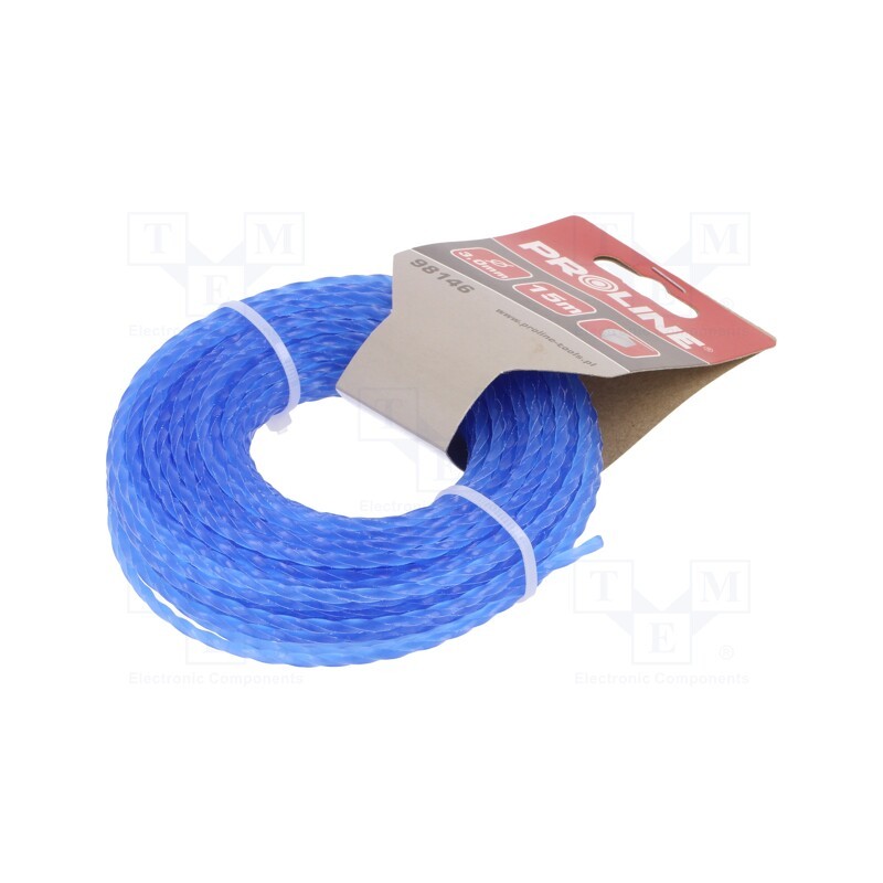 1 pcs x PROLINE - 98146 - Trimmer line, L: 15m, polyamide, square, Size: 3mm