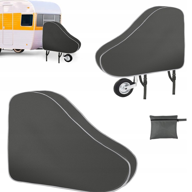 The trailer tow hitch cover is easy to use and carry